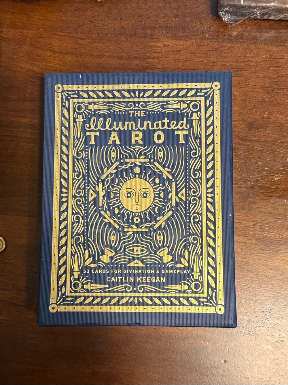 The Illuminated Tarot Deck - Blue & Gold Box